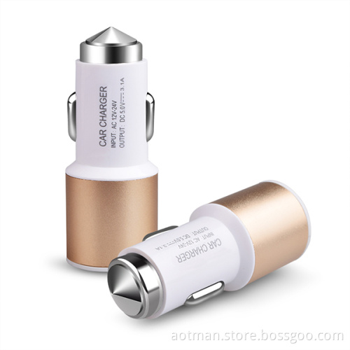12v usb car adapter dual usb car charger from Aotman